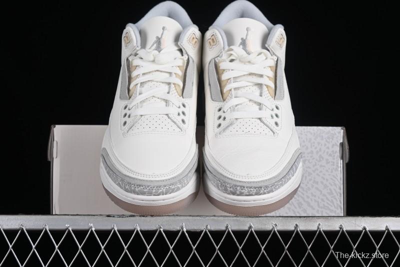 Nike Air Jordan 3 Retro Craft Ivory Sneakers - FJ9479-100