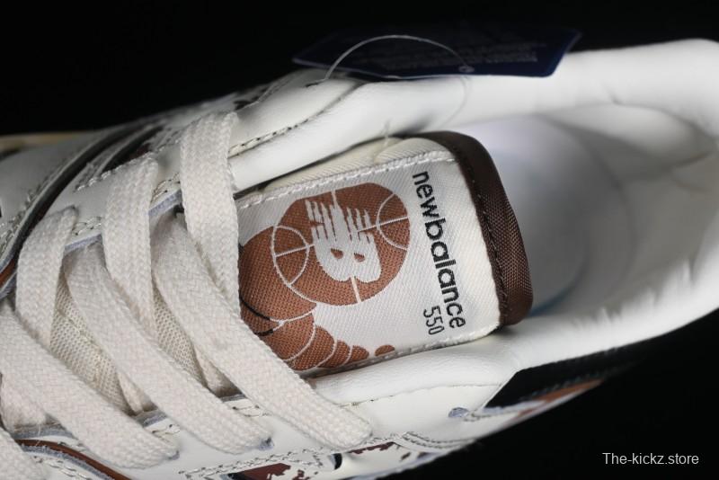 New Balance BB550 Series Leather Unisex Casual Running Shoes - BB550VGC