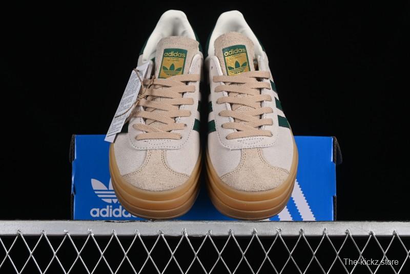 Adidas Originals Gazelle Bold ID7056 Low-Top Sneakers with Thick Sole for Casual Wear, Slip-Resistant and Durable - ID7056