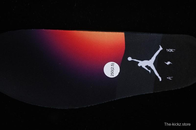 Nike Air Jordan 3 Retro "Rio" Collaboration Sneakers with Gradient Heel and J Balvin Logo - FN0344-001