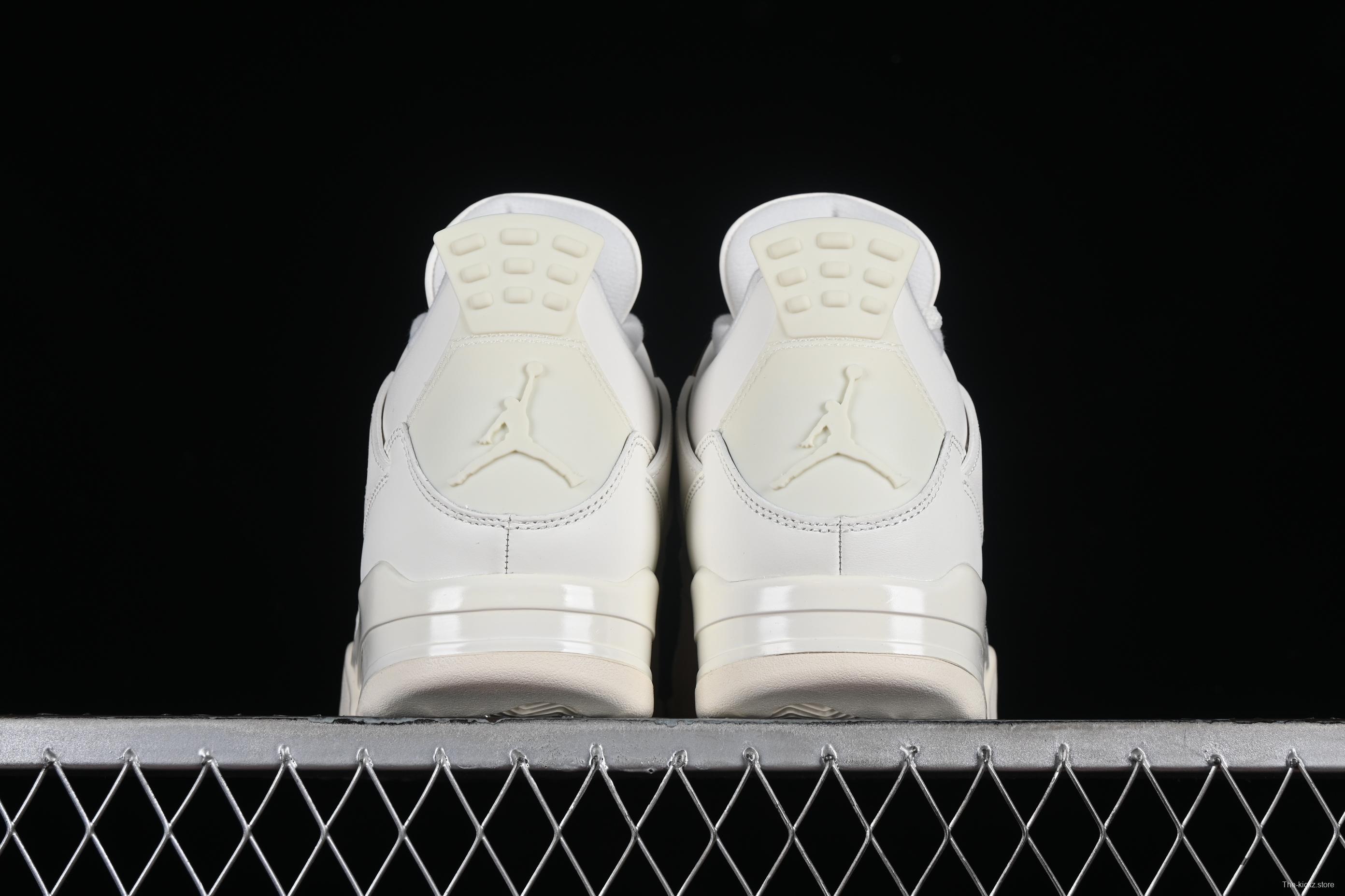 Nike Air Jordan 4 Retro Metallic Gold Basketball Shoes - AQ9129-170