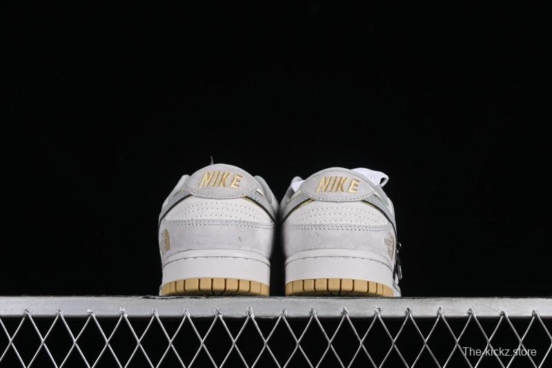 Nike Dunk Low The North Face CDG Collaboration - Gold SB Low Top Skate Shoes - DQ1098-337