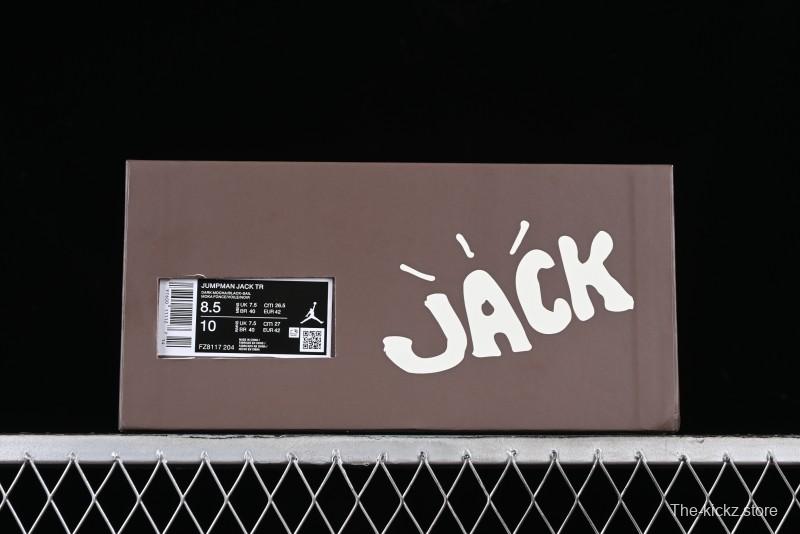 Nike Travis Scott x Jordan Cut The Check AJ1 Basketball Shoes with Velcro Design - FZ8117-200