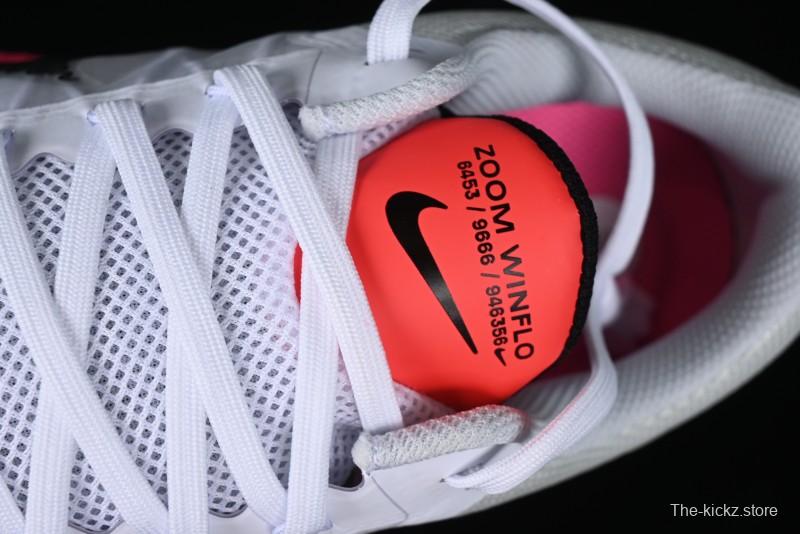 Nike Zoom Winflo 8 Breathable Mesh Running Shoes with Forefoot and Heel Zoom Air Cushion - CW3419-100