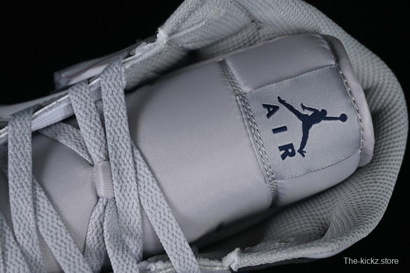 Nike Air Jordan 1 Mid AJ1 Basketball Shoes in Grey Blue - DQ8426-104