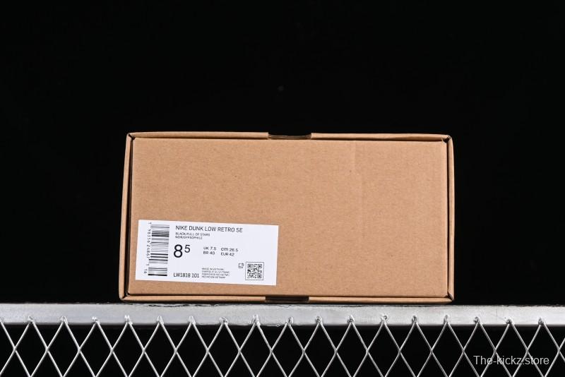 Nike SB Dunk Low Black Starry Sky Anniversary High-End Custom Low-Top Casual Sneakers - LW1818-101