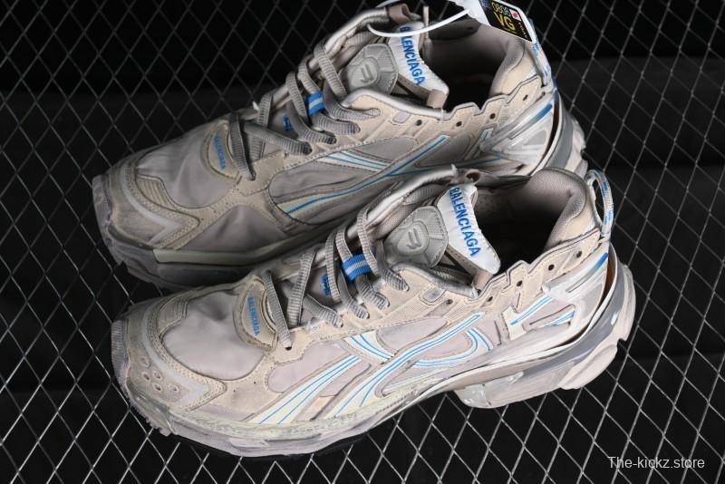 Balenciaga Runner Kith Four Color Retro Casual Sneakers - W3RNY2240