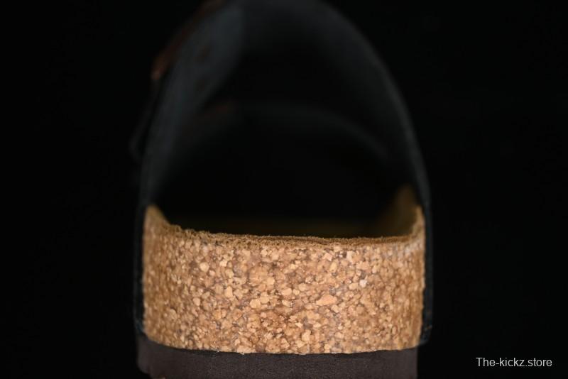 Birkenstock Sandals with Soft Suede Leather and Lambswool Footbed - G.D4