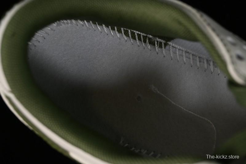 Nike SB Dunk Low Supreme Collaboration - Military Green Double Swoosh Anniversary Custom Low-Top Casual Sneakers - XX2025-319