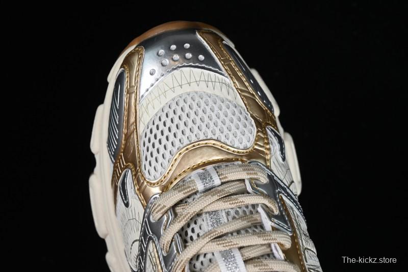 Dior Chrono Round Toe Lace-Up Lifestyle Casual Running Sneakers - 49G GOLDEN