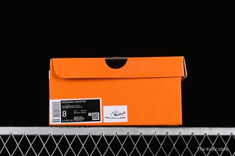 Nike SB Dunk Low LV Collaboration - Straps Lamborghini Off White Dark Grey Swoosh Anniversary High-End Custom Low-Top Casual Sneakers - SJ2068-262