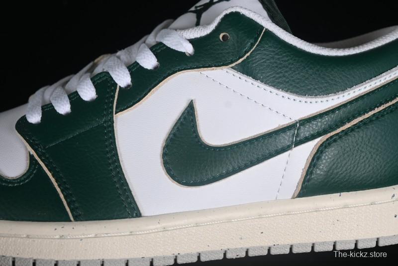 Nike Air Jordan 1 Low AJ1 White Green Low Top Casual Sneakers - FQ7687-300
