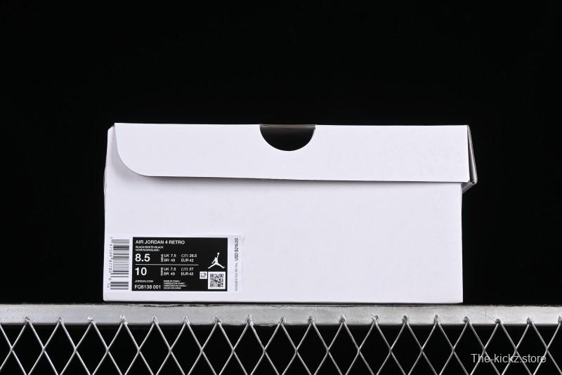 Nike Air Jordan 4 Retro "White Thunder" Basketball Shoes - FQ8138-001