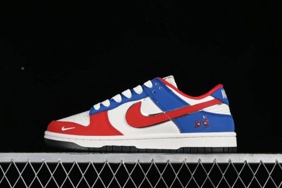 Nike SB Dunk Low Paris Olympics Limited Edition - Phrygian Cap Inspired Olympic Customized Anniversary Low-Top Casual Skate Shoes - XB3802-354