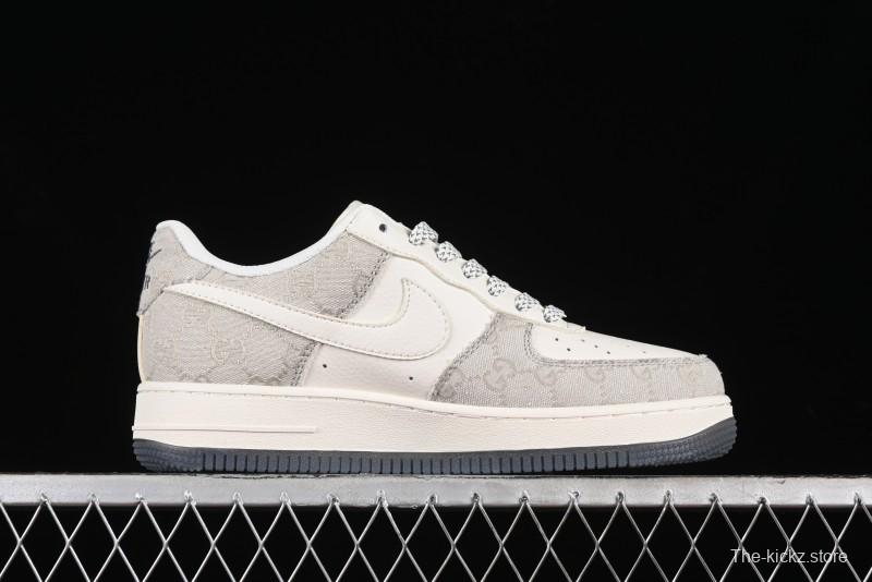 Nike Air Force 1 '07 Low Gucci Collaboration - Ash Grey Low-Top Casual Sneakers BB9577-102