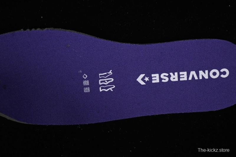 Converse One Star Retro Low-Top Skate Shoes in Purple Suede - 171586C