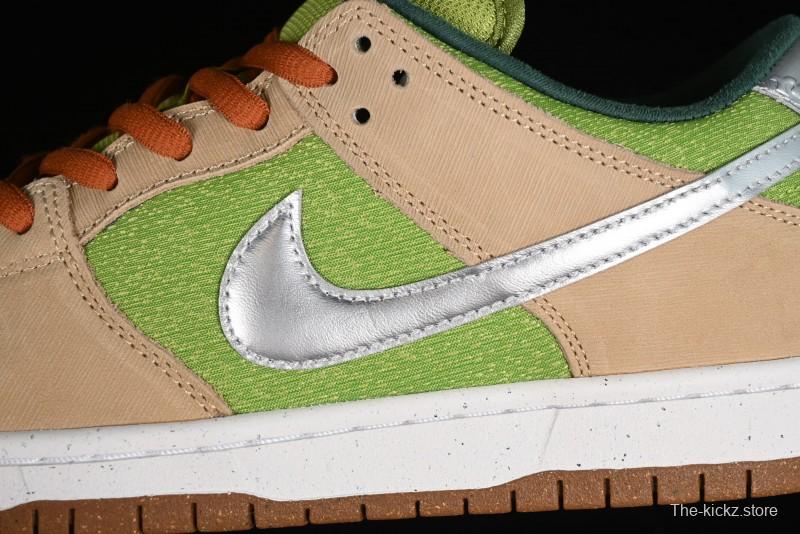 Nike SB Dunk Low Casual Skate Shoes with Escargot-Inspired Vanilla Garlic Butter Colorway - FQ7585-200
