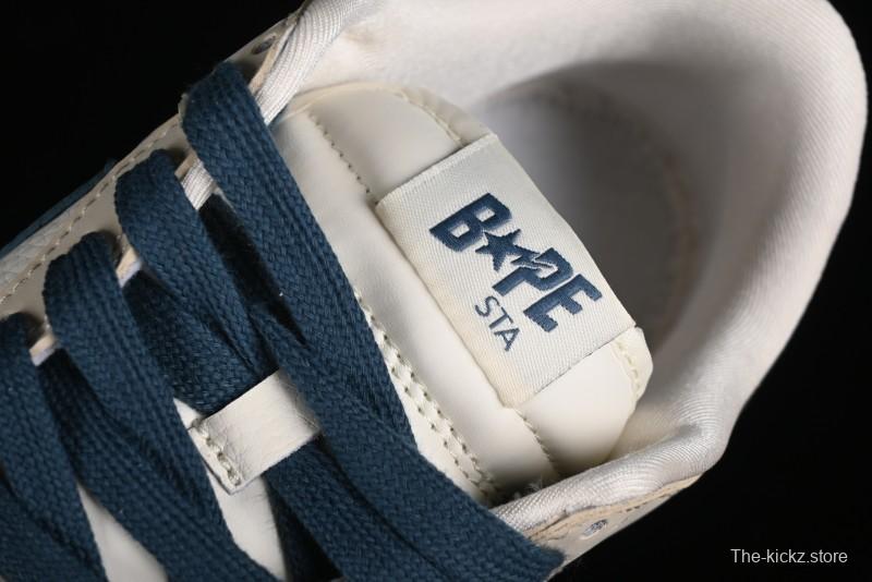 Nike SB Dunk Low Bape Collaboration - Beige Blue Anniversary Custom Low-Top Casual Sneakers CF3688-011