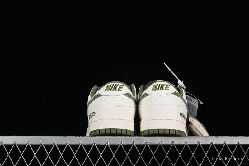 Nike SB Dunk Low UN Collaboration - Letter Green Anniversary High-End Custom Low-Top Casual Skate Shoes - BB2699-211