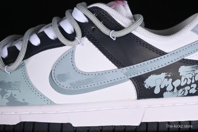 Nike Dunk Low Retro SB Graffiti Strap Casual Skate Shoes - FB9109-401