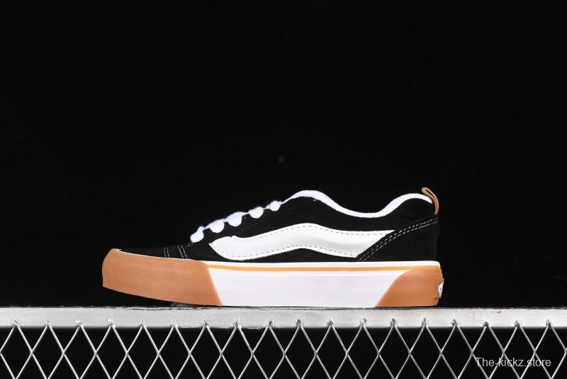 Vans Knu Skool Low Top Retro Casual Vulcanized Skate Shoes with Chunky Tongue - VN0009QCCJI