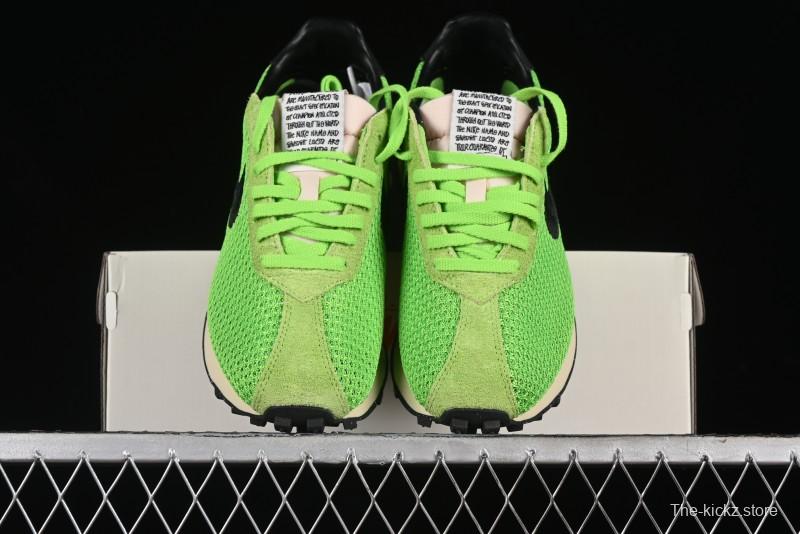 Nike Stussy Roshe Run LD-1000 Comfortable Versatile Non-Slip Durable Waffle Low-Top Casual Running Shoes - FQ5369-300