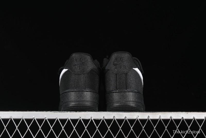 Nike Air Force 1 '07 Low White Black Starry Full Diamond Lace-Up Low-Top Casual Sneakers - ZH0316-032