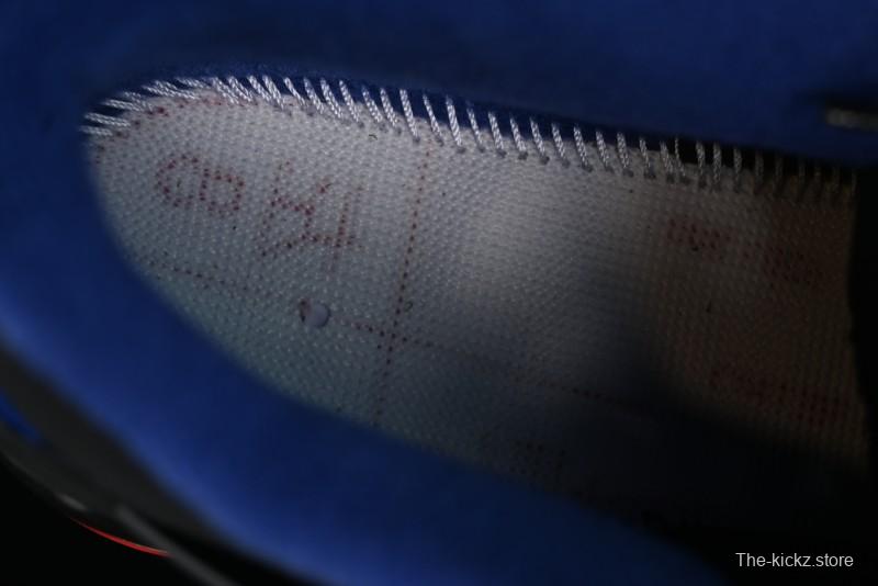 Nike Air Jordan 4 Retro Basketball Shoes in Black, Blue and Neutral Grey - FV5029-003