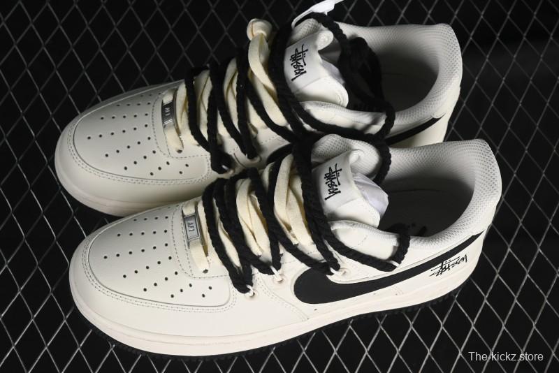 Stussy x Nike Air Force 1'07 Low Casual Sneakers - ZH0316-041