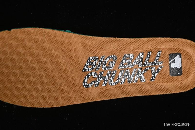 New York Yankees MLB Bigball Chunky Window Velvet Monogram Thick Sole Casual Running Shoes - 3ASHWVM4643BRS