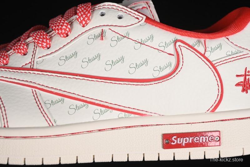 Nike Travis Scott x Fragment Design x Air Jordan 1 Low OG SP AJ1 Supreme Stussy Collaboration - SJ2