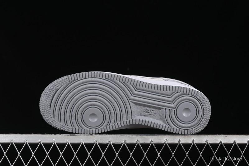 Nike Air Force 1 '07 Low The North Face Collaboration - Silver Grey Pigskin Sneakers - KK3333-004