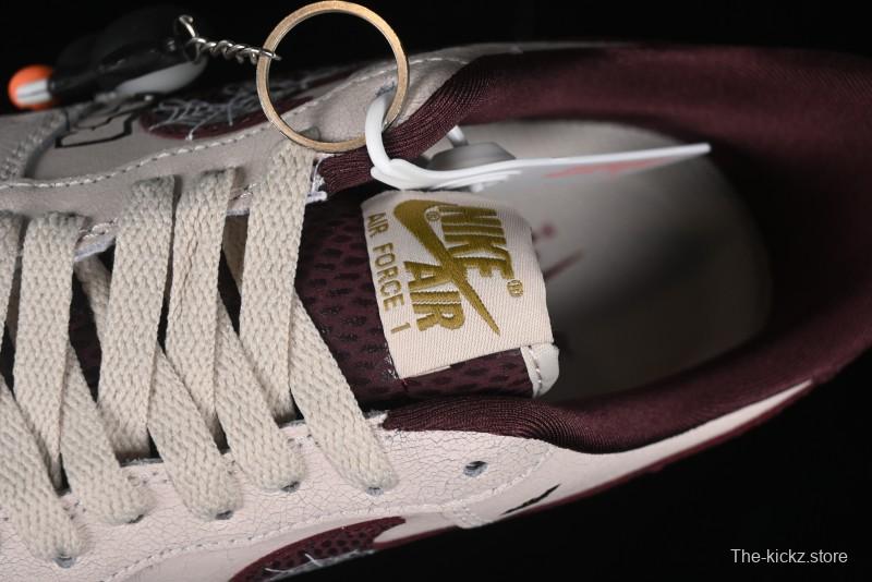 Nike Air Force 1'07 Low "Pumpkin Head" Halloween Themed Casual Sneakers - XL2321-888