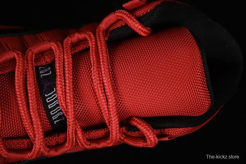 Nike Air Jordan 11 Retro High Top Basketball Shoes in Black/Red - CT8012-600