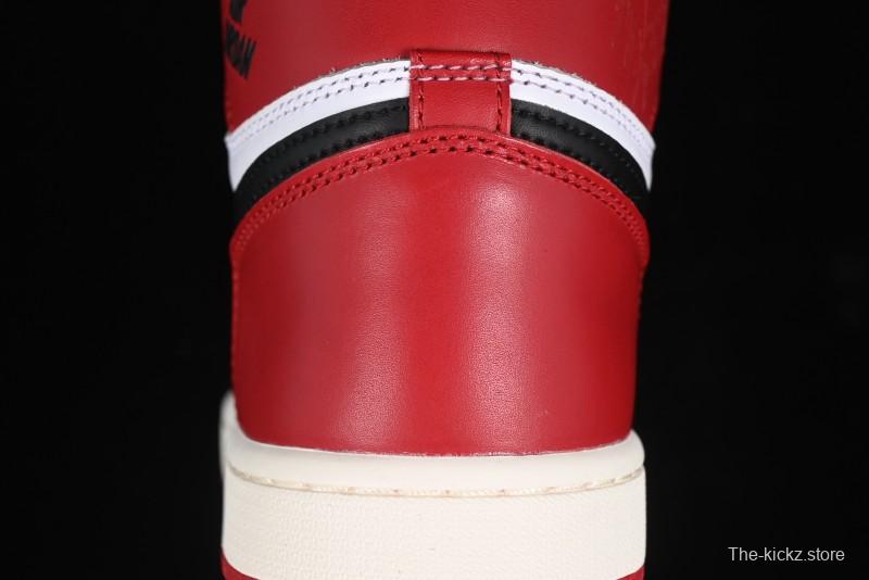 Nike Air Jordan 1 High OG Retro Basketball Shoes with Black Toe Design - DZ5485-106