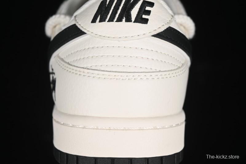 Nike SB Dunk Low Stussy Anniversary Custom Low-Top Casual Skate Shoes - SJ2068-297