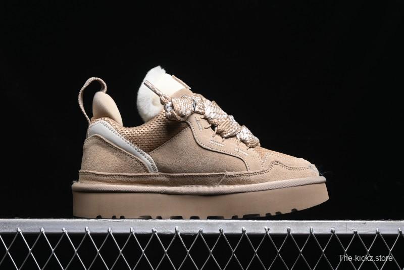 UGG Classic Ultra Mini Mel Two-Tone Lace-Up Low-Top Casual Shoes - 1144032