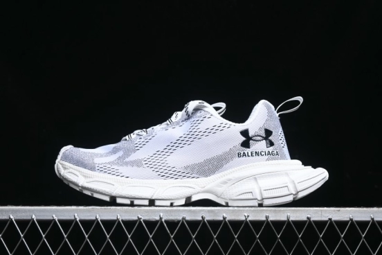 Under Armour x Balenciaga 3XL Sneakers Low-Top Retro Chunky Sole Dad Shoes - W3XUA9010