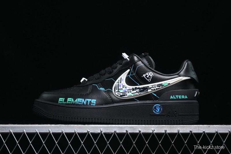 Nike Air Force 1 '07 Low Punk Future Cyberpunk Style Casual Sneakers - DV3464-011