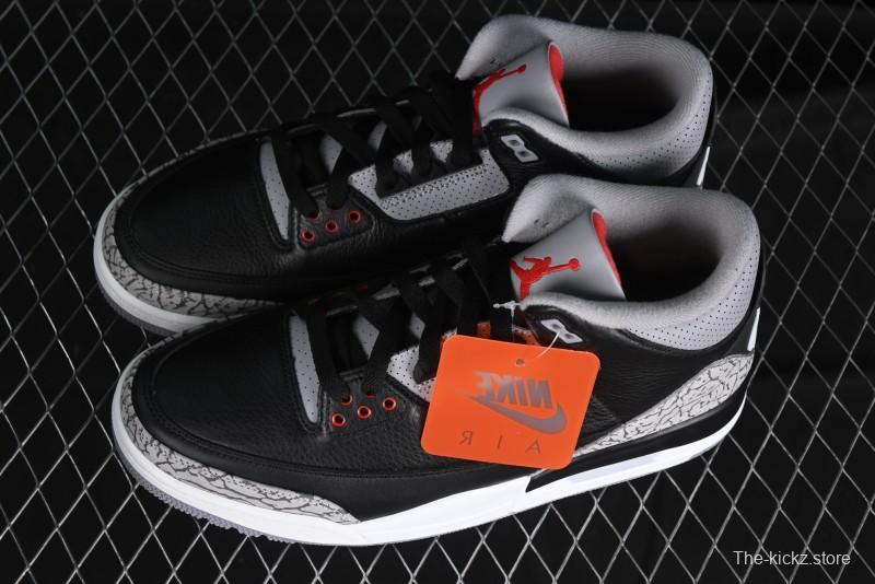 Nike Air Jordan 3 Retro "Black Cement" Basketball Shoes - DN3707-010