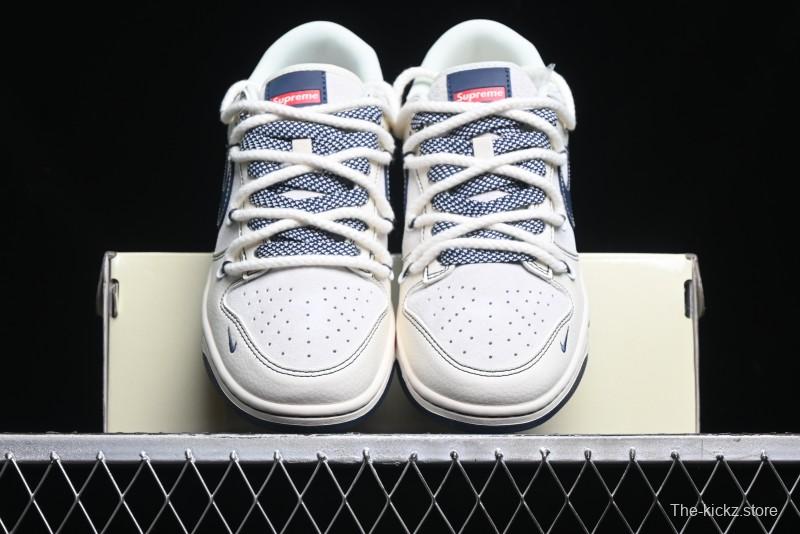 Nike SB Dunk Low Stone Island Anniversary Edition Customized Low-Top Casual Skate Shoes - YX5066-201