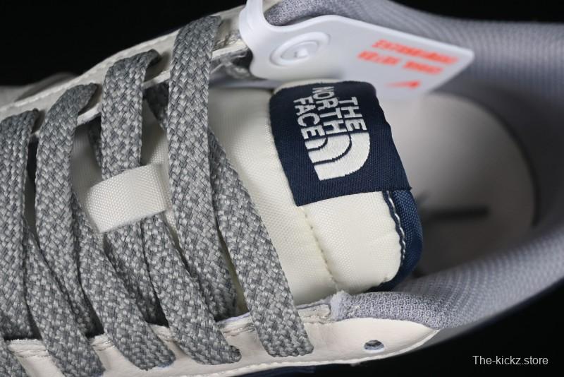 Nike Air Force 1 '07 Low The North Face Collaboration Grey Blue Double Swoosh Casual Sneakers - XS1958-520