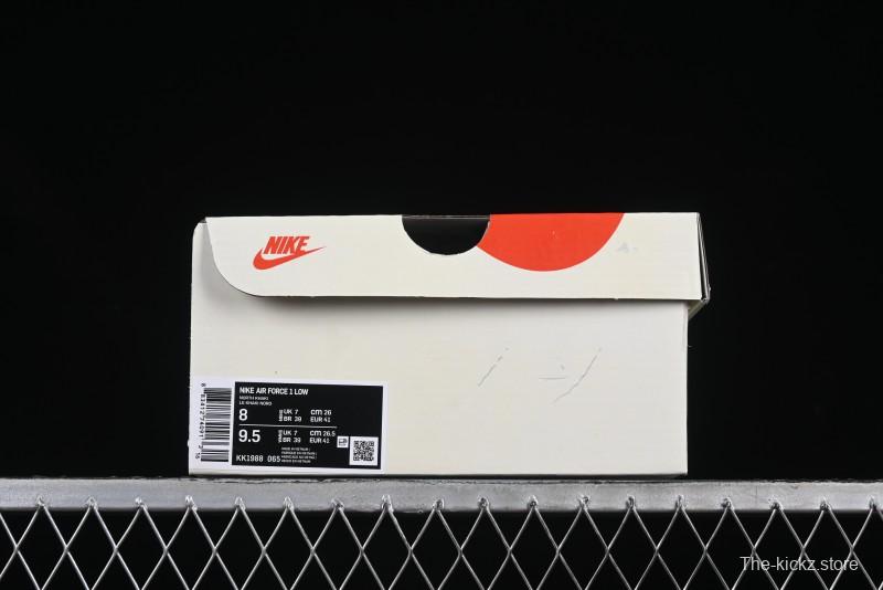 Nike Air Force 1 '07 Low The North Face Collaboration Light Brown Ghost Face Casual Sneakers - KK1988-065