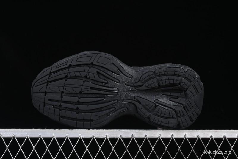 Balenciaga Monday Leather Round Toe Lace-Up Low-Top Casual Shoes - WDTSC1000