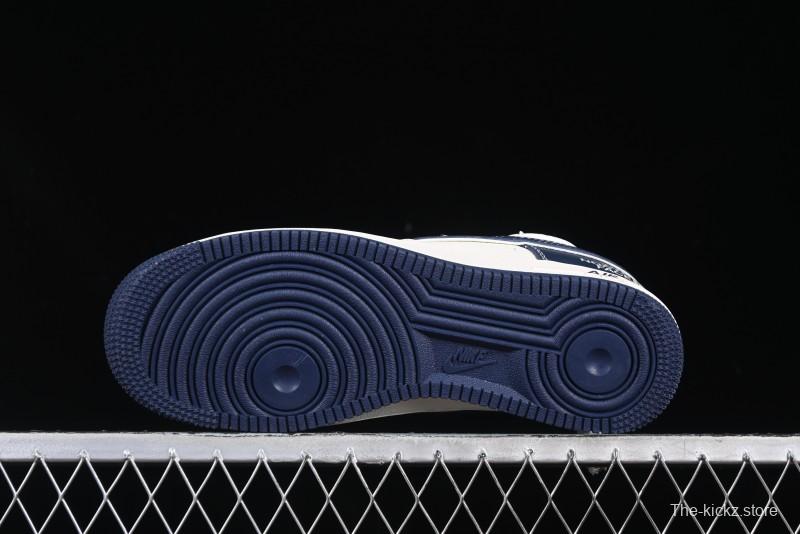 Nike Air Force 1 '07 Low The North Face Collaboration Beige Blue Patchwork Drawstring Casual Shoes - SJ1198-107