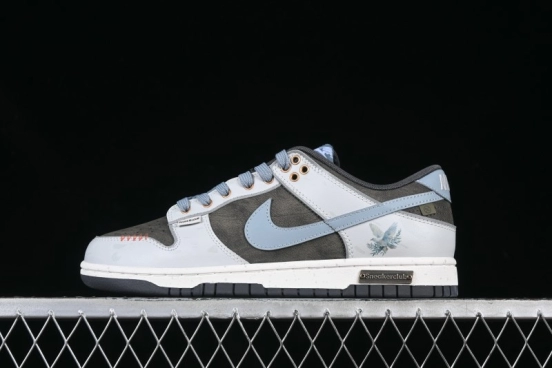 Nike SB Dunk Low Peace Dove Anniversary High-End Custom Low-Top Casual Skate Shoes - GB1220-010