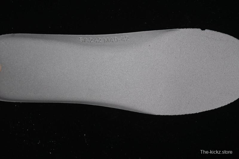 Choco Concert Leather Round Square Asymmetric Fashion Sneakers White Gray - AJE5