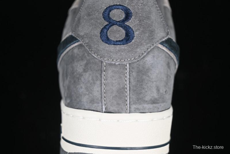 Nike Air Force 1'07 Low "Black Eight" Custom Casual Sneakers for Autumn Winter - YD2425-808