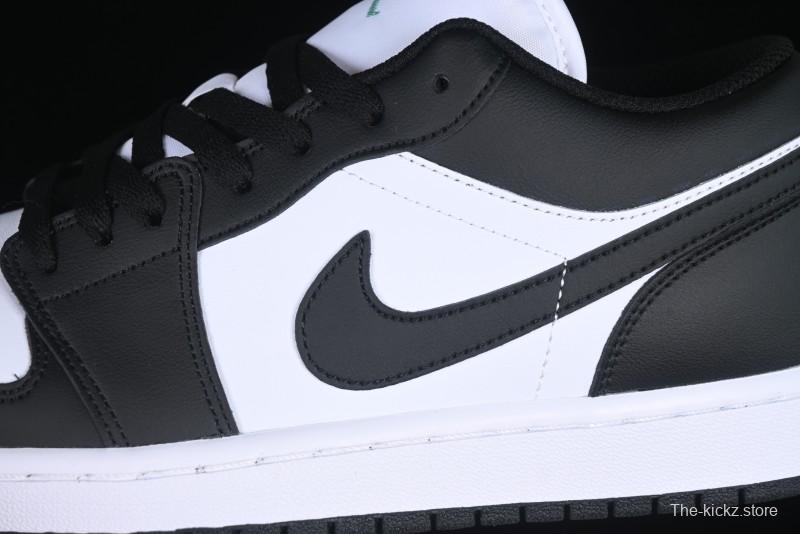 Nike Air Jordan 1 Low AJ1 Black White Panda Low Top Lifestyle Basketball Shoes - 553558-131