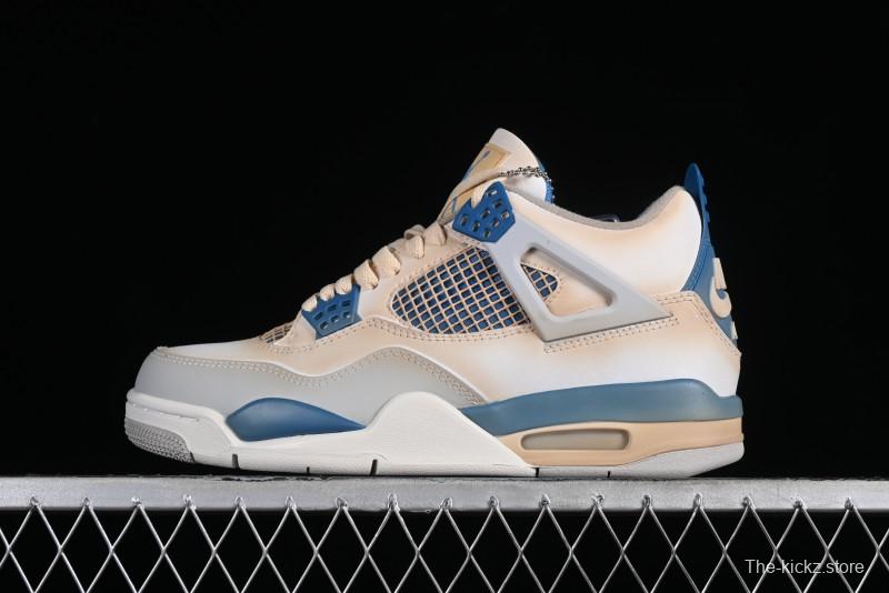 Nike Air Jordan 4 Retro Basketball Shoes Blastoise Collaboration - 308797-105
